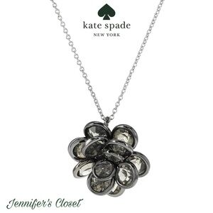 KATE SPADE Crystal Flower Pendant Necklace